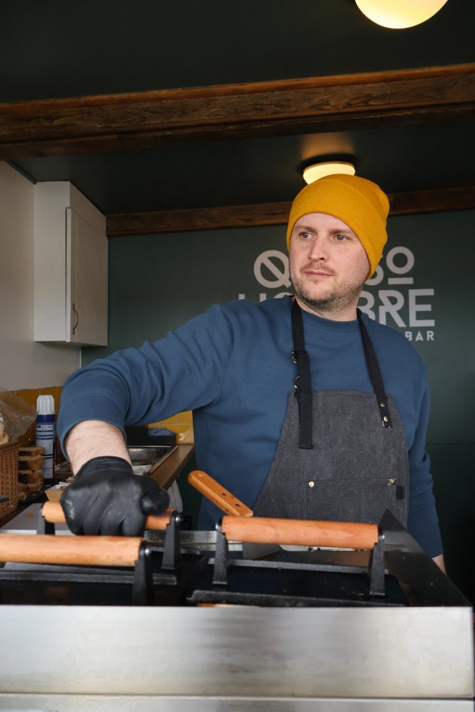 Brad Cheeseman owner of Queso Hombre Cheese Bar in Folkestone